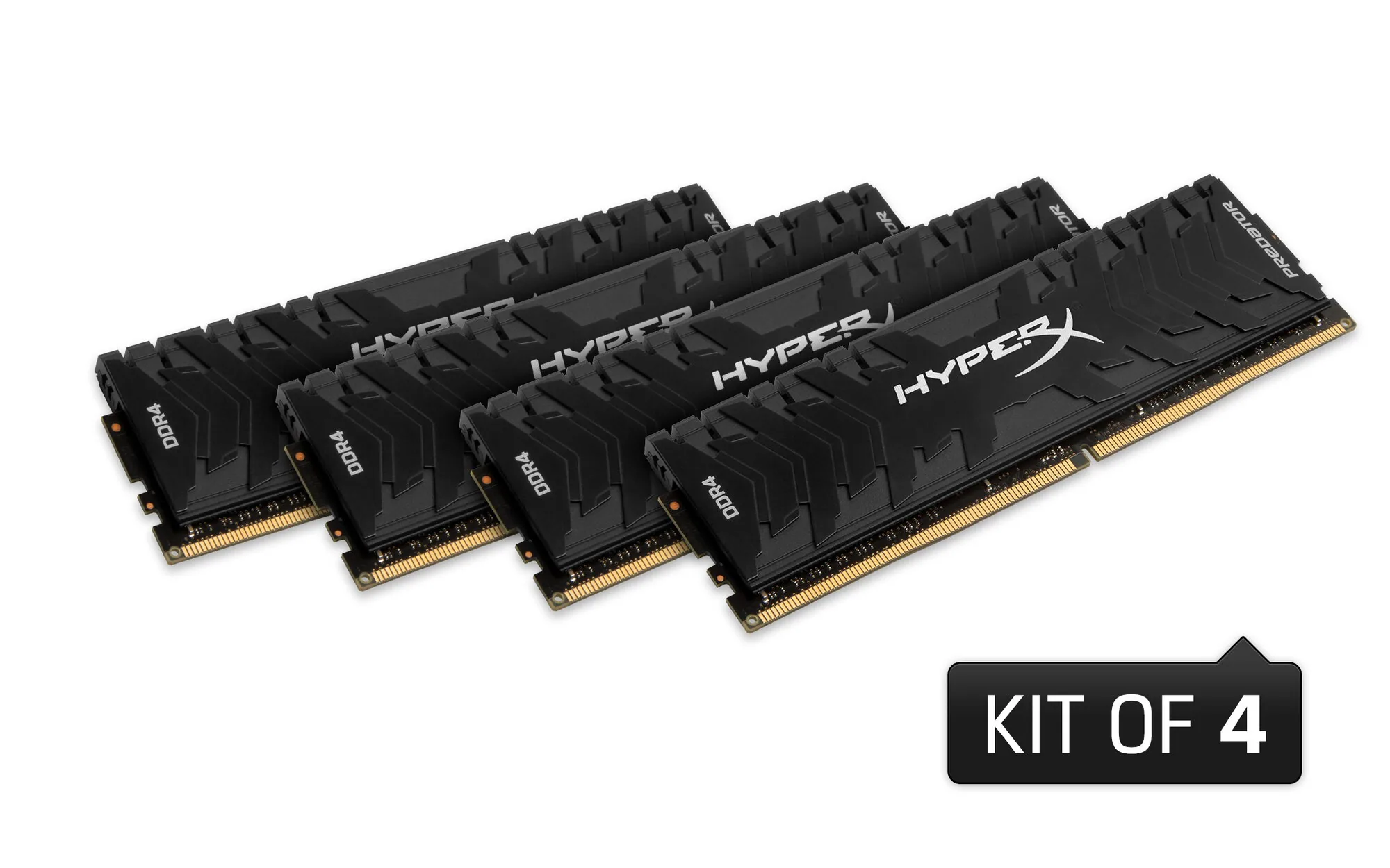 HyperX Predator 16 GB 3000 MHz DDR4 Kit Speichermodul 4x 4 GB 288-pin DIMM – Bild 1