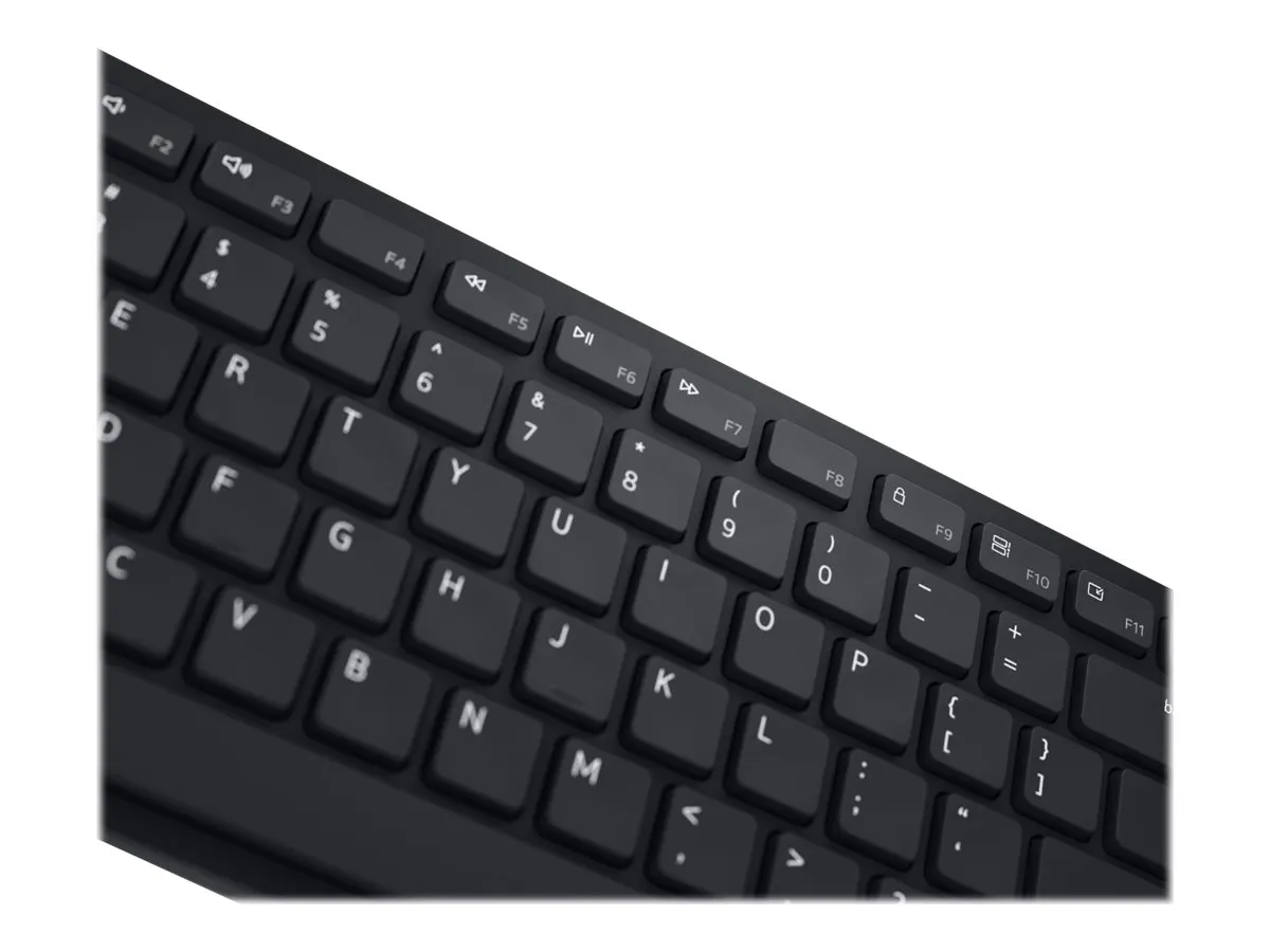Dell Pro Tastatur+Maus Funk 1600dpi/QWERTY Schwarz