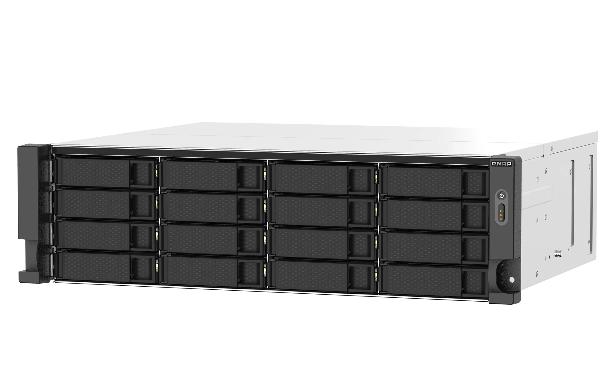 QNAP TS-1673AU-RP-16G NAS & Speicherserver Rack (3U) Ryzen Embedded V1500B 16 GB DDR4 0 TB QNAP QTS Schwarz, Grau – Bild 2