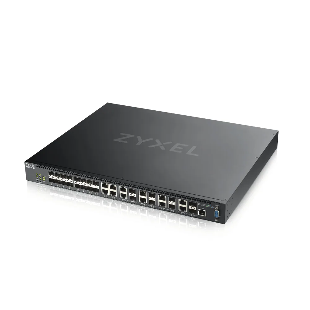 Zyxel XS3800-28 Managed L2+ 10G Ethernet (100/1000/10000) Schwarz – Bild 4