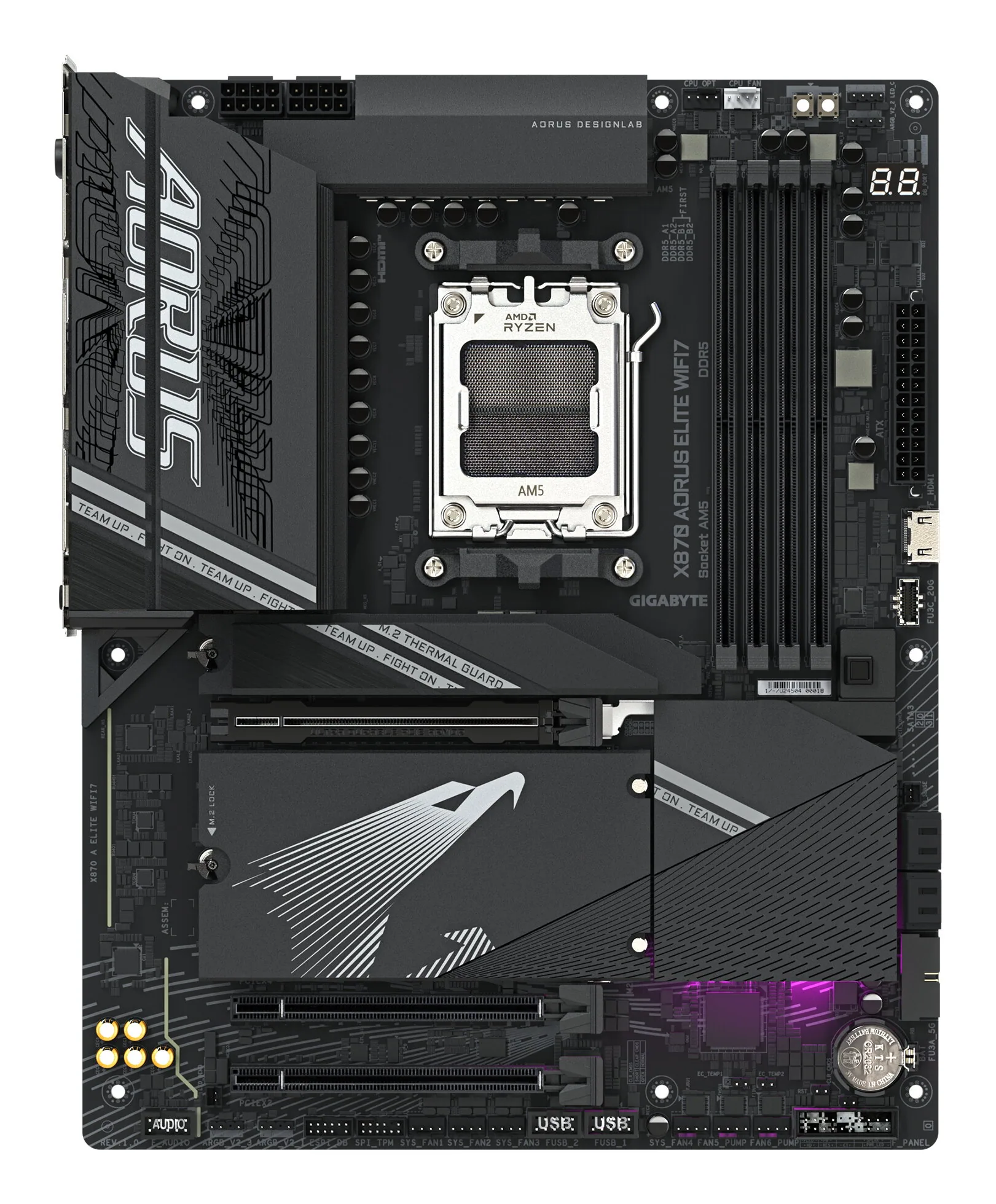 GIGABYTE X870 AORUS ELITE WIFI7 Mainboard – Bild 2