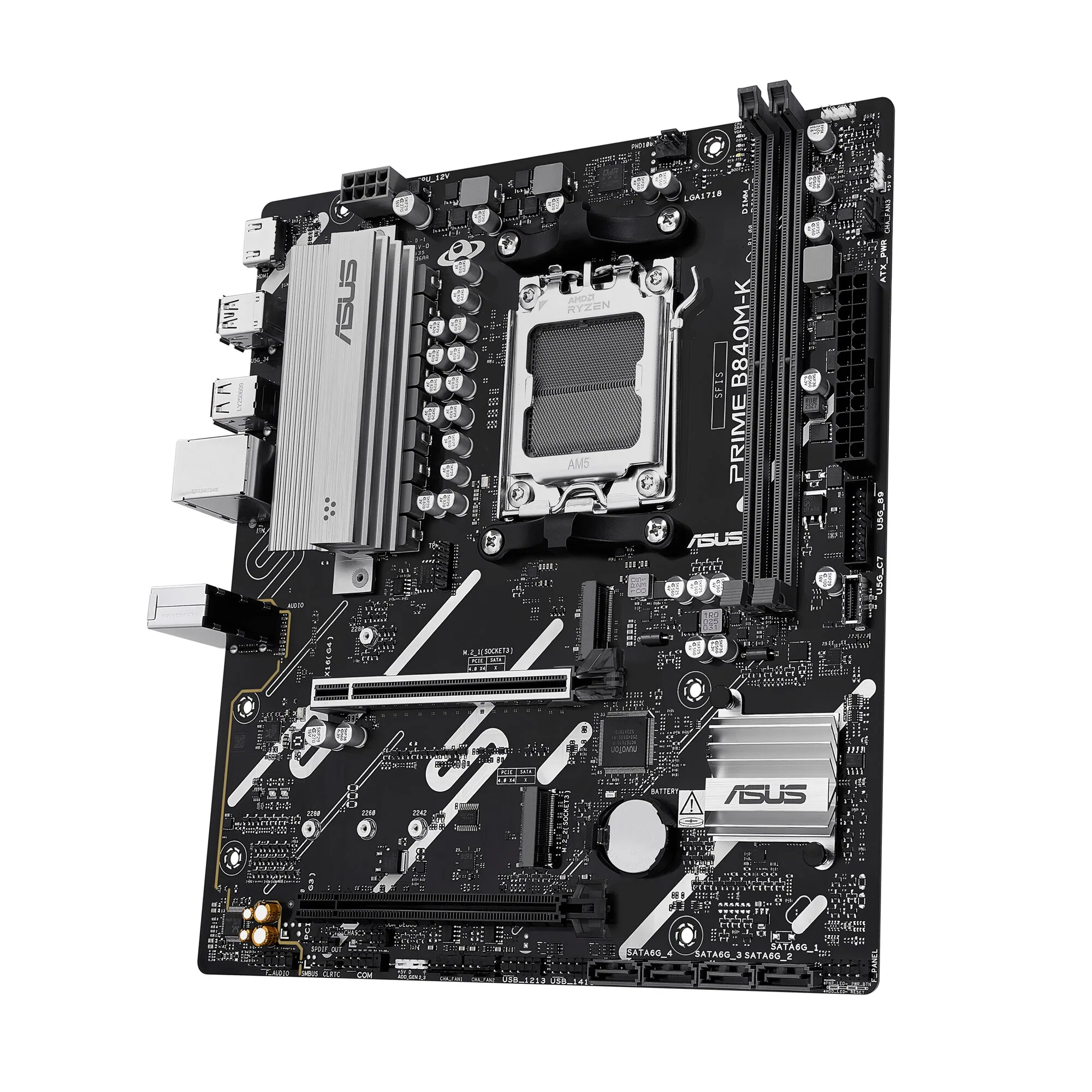 ASUS PRIME B840M-K AMD B840 Sockel AM5 micro ATX – Bild 4