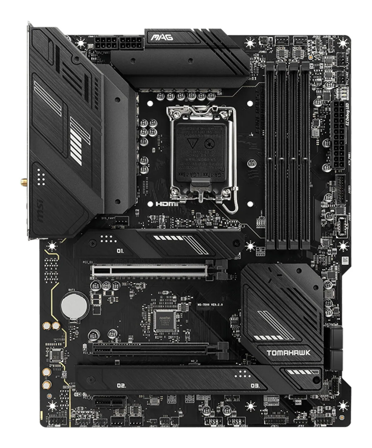 MSI MAG B760 TOMAHAWK WIFI Motherboard Intel B760 LGA 1700 ATX – Bild 2