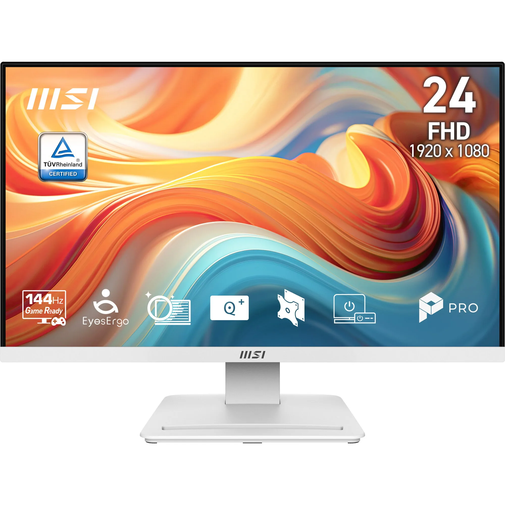MSI Pro MP241W E14V Computerbildschirm 60,5 cm (23.8") 1920 x 1080 Pixel Full HD LCD Weiß – Bild 1