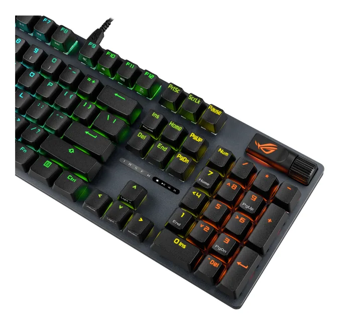 ASUS ROG Strix Scope II X Tastatur Gaming USB Schweiz Schwarz – Bild 4
