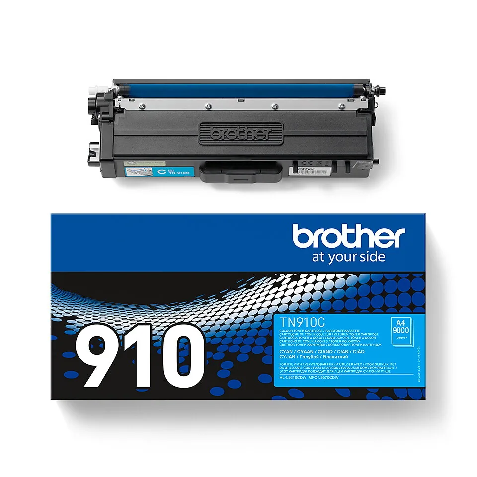 Brother TN-910C Tonerkartusche 1 Stück(e) Original Cyan – Bild 2