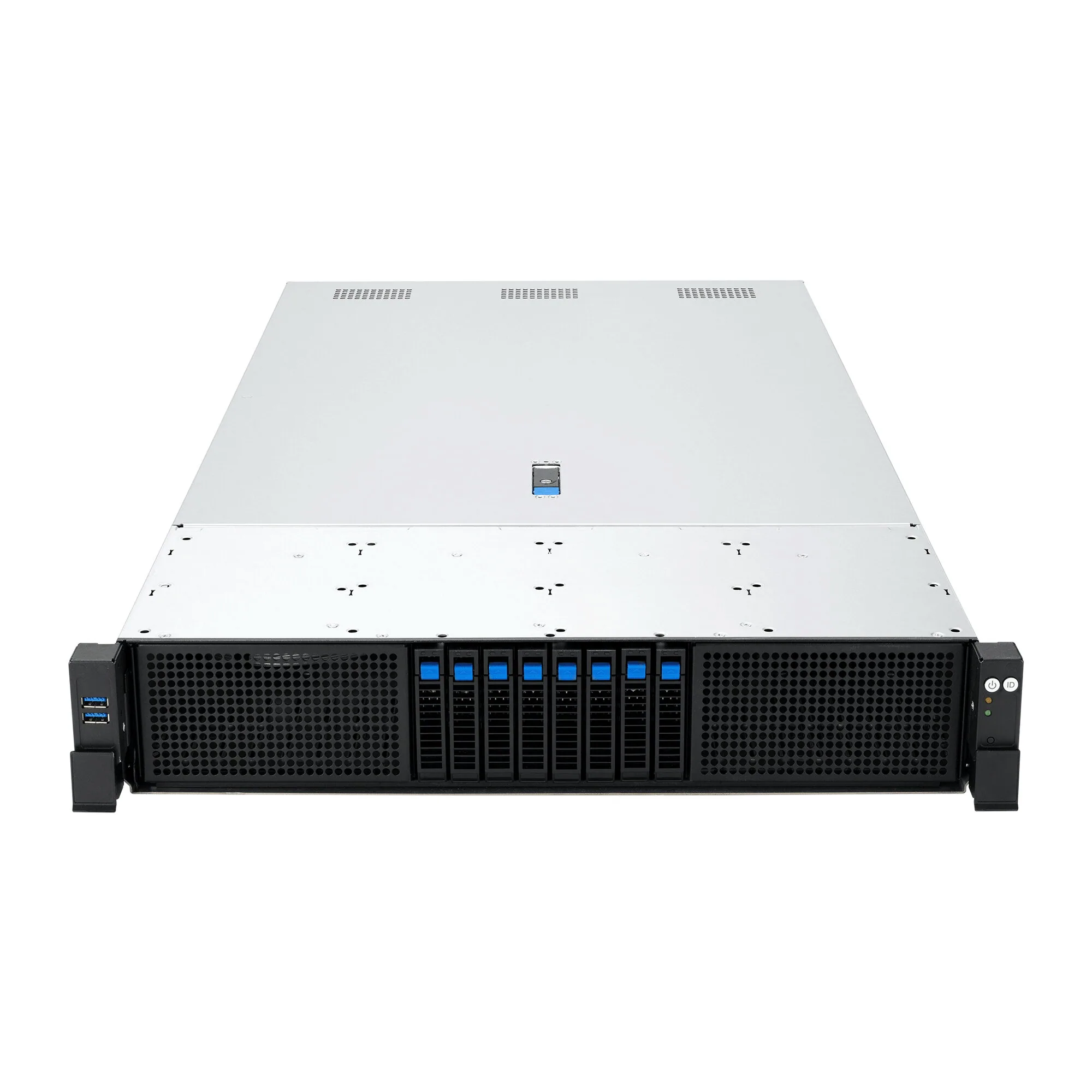 ASUS RS720A-E13-RS8G Socket SP5 Rack (2U) Schwarz, Silber – Bild 2