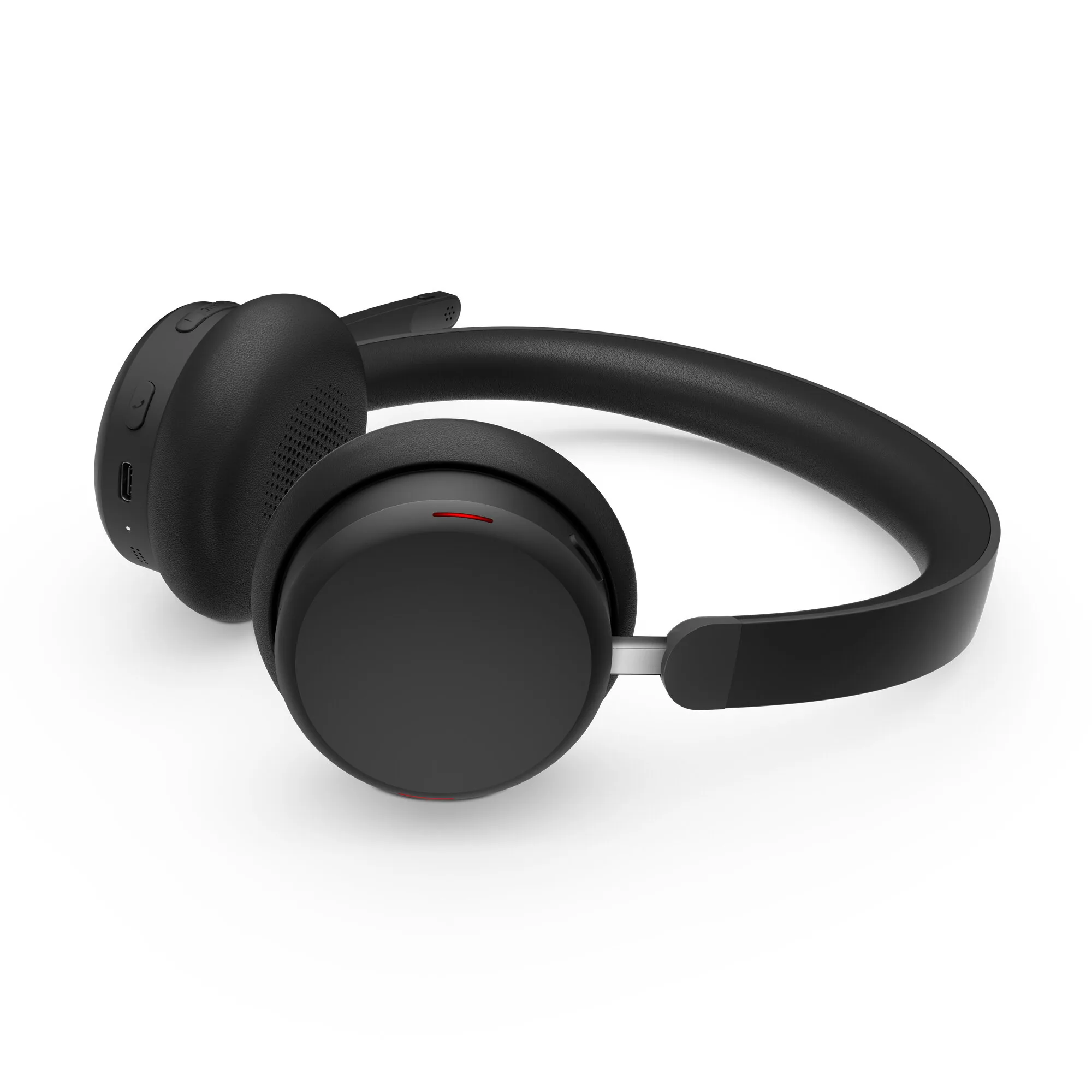 Lenovo 6550 Kopfhörer Kabellos Kopfband Büro/Callcenter USB Typ-C Bluetooth Schwarz – Bild 7