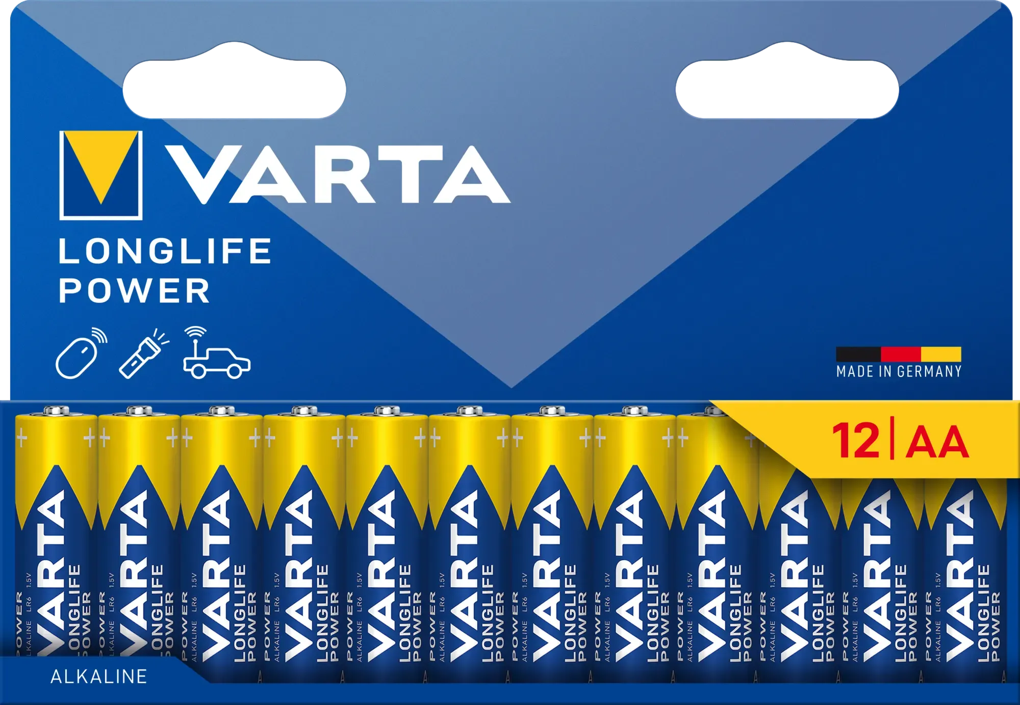 Varta Batterie LONGLIFE Power AA NEU 12 Stück