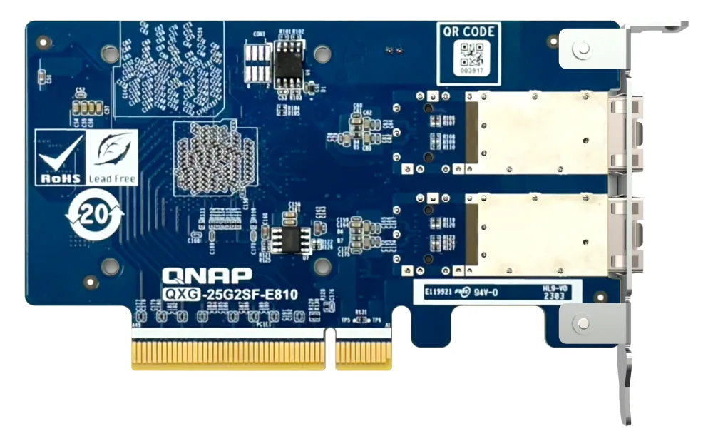 QNAP QXG-25G2SF-E810 Netzwerkkarte Eingebaut Faser 25000 Mbit/s – Bild 4