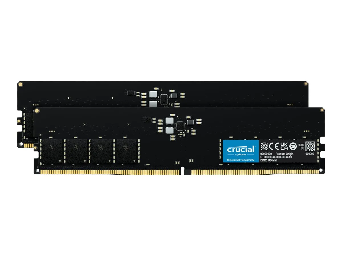 Crucial Single Rank DDR5-4800 CL40 Kit