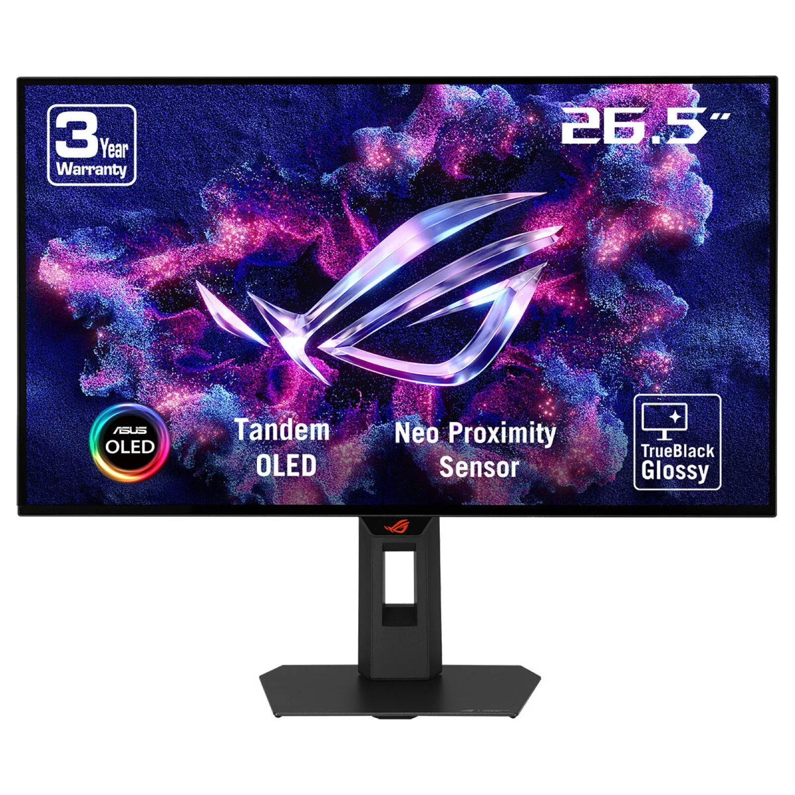 ASUS ROG Strix XG27AQWMG Computerbildschirm 67,3 cm (26.5") 2560 x 1440 Pixel Quad HD OLED Schwarz – Bild 1
