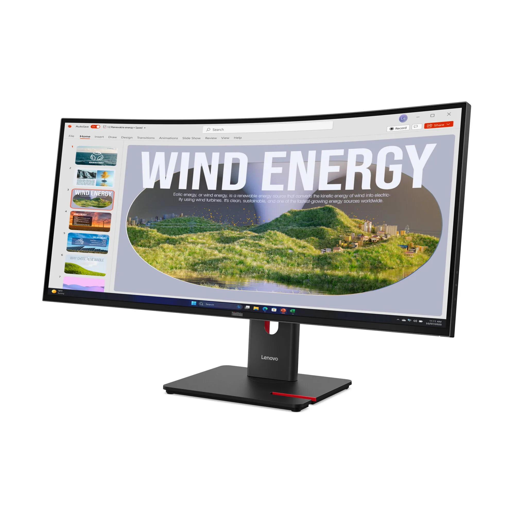 Lenovo ThinkVision T34WD-40 Monitor – Bild 3