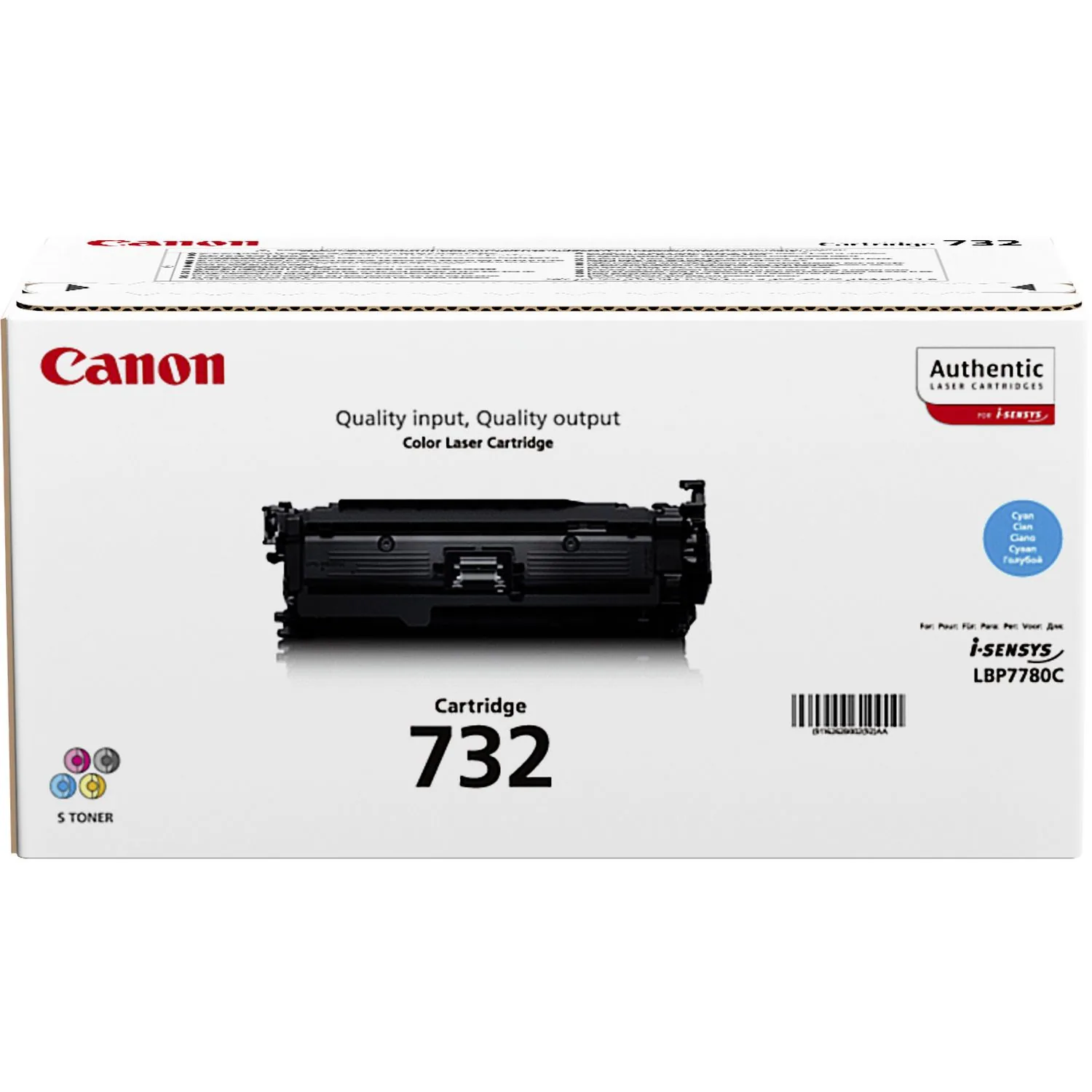 Canon 732C Tonerkartusche 1 Stück(e) Original Cyan – Bild 1