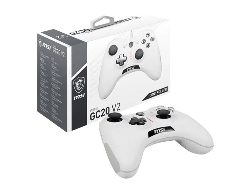 MSI Force GC20 V2 White Gamecontroller USB