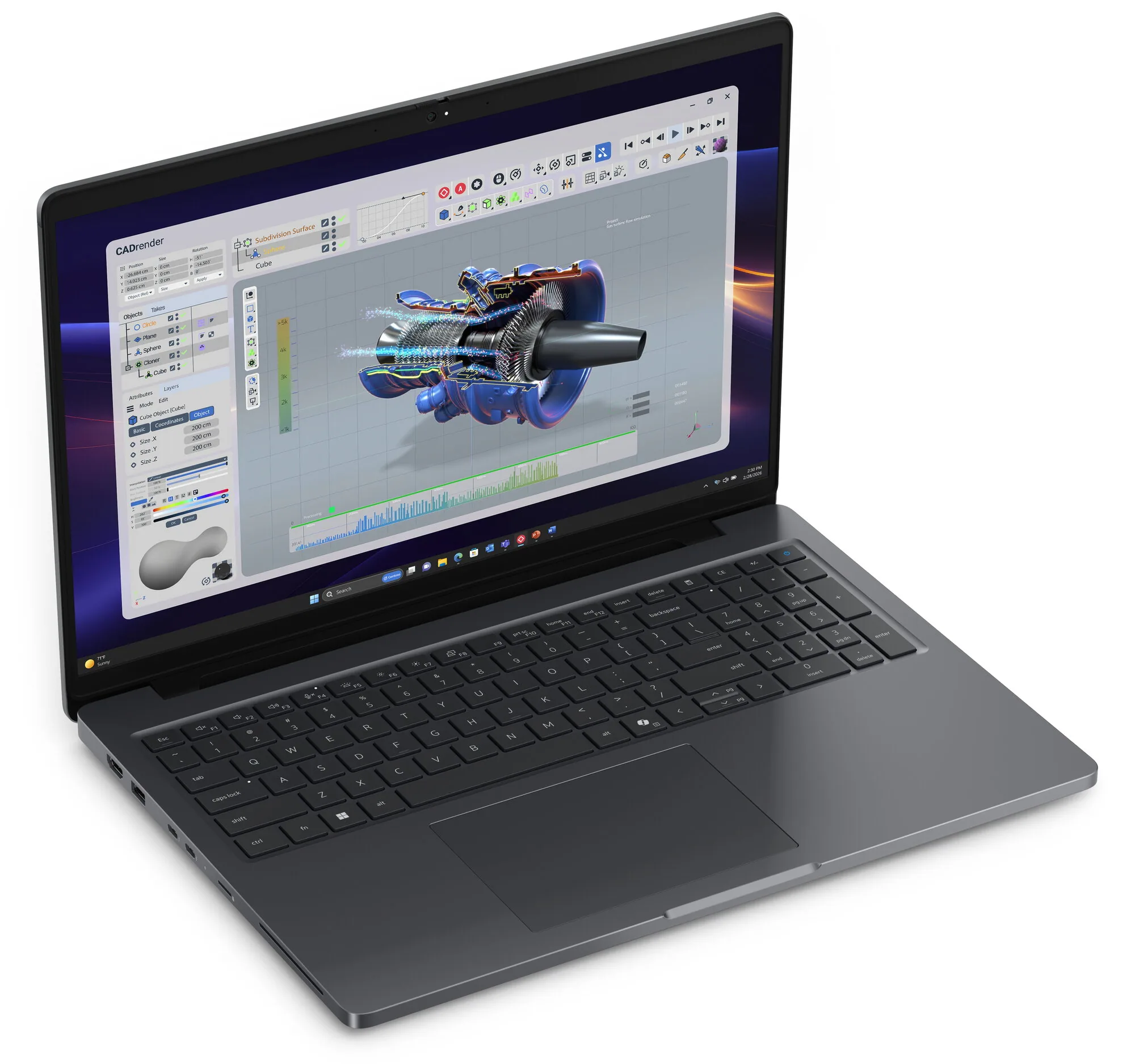 DELL Pro Precision 5 16 PW516261 Laptop, Intel Core Ultra 7, 32 GB – Bild 2
