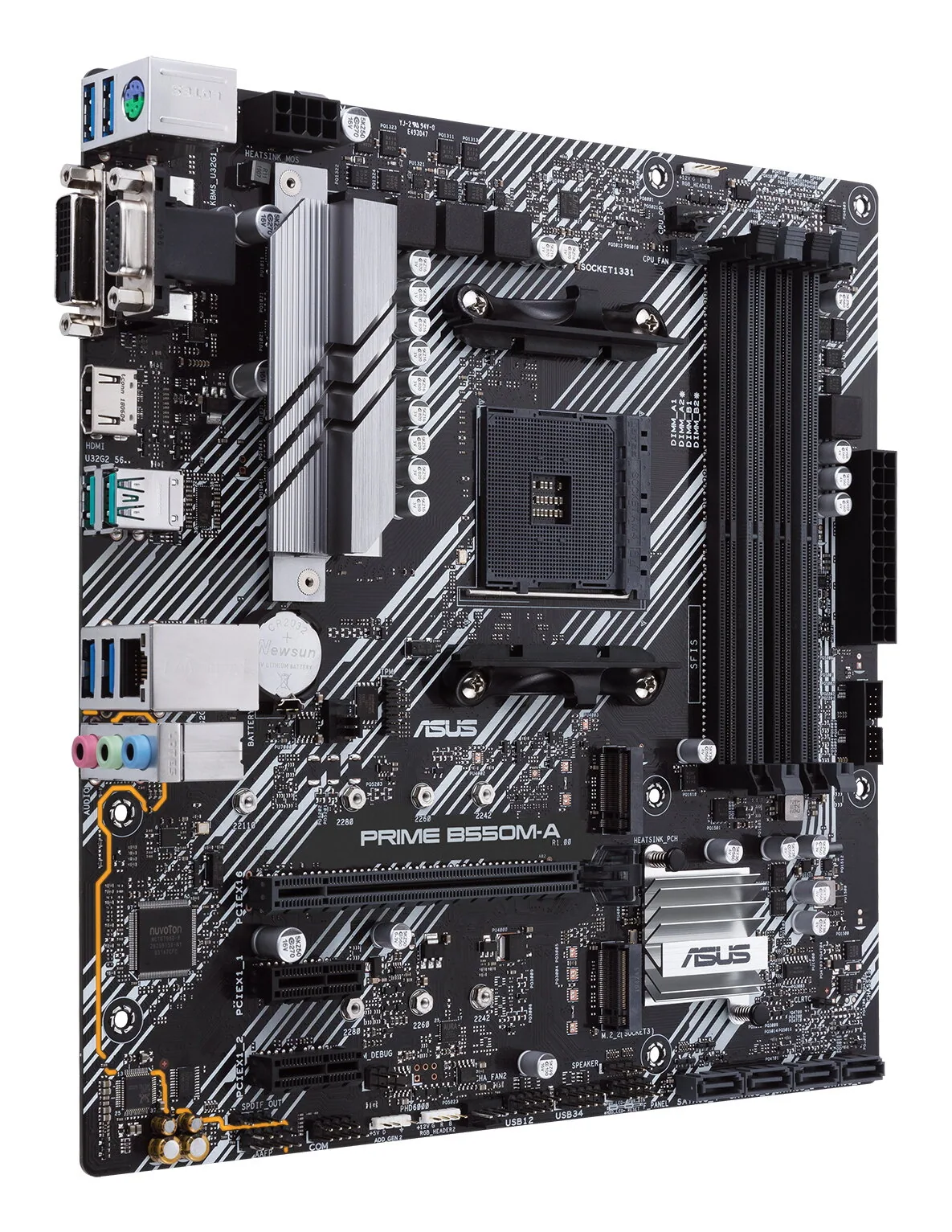 ASUS Prime B550M-A/CSM AMD B550 Sockel AM4 micro ATX – Bild 3