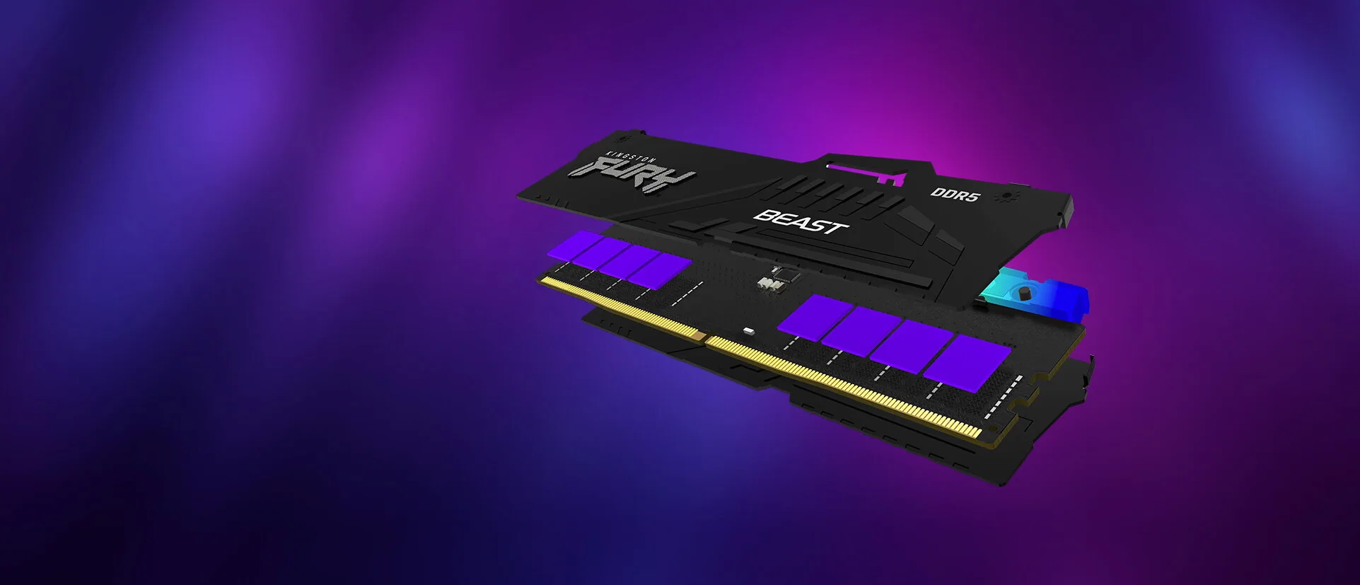 Kingston Technology FURY Beast 32GB 5200MT/s DDR5 CL40 DIMM RGB – Bild 6