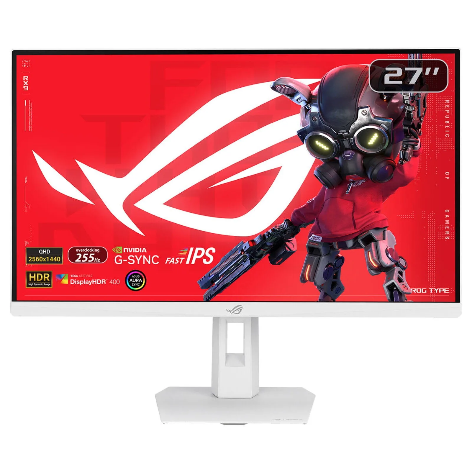 ASUS ROG Strix XG27ACMES-W Computerbildschirm 68,6 cm (27") 2560 x 1440 Pixel Wide Quad HD LCD Weiß – Bild 1