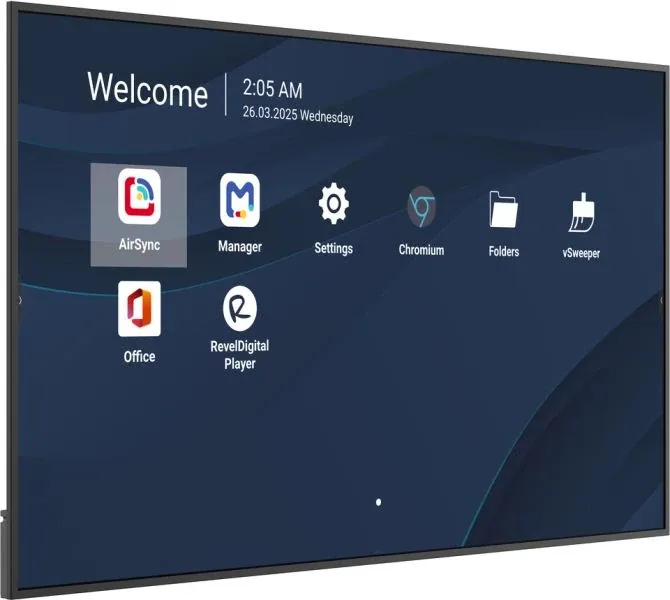 Viewsonic CDE8614-2C Signage-Display Digital Signage Flachbildschirm 2,18 m (86") LCD WLAN 500 cd/m² 4K Ultra HD Schwarz Eingebauter Prozessor Android 14 24/7 – Bild 2