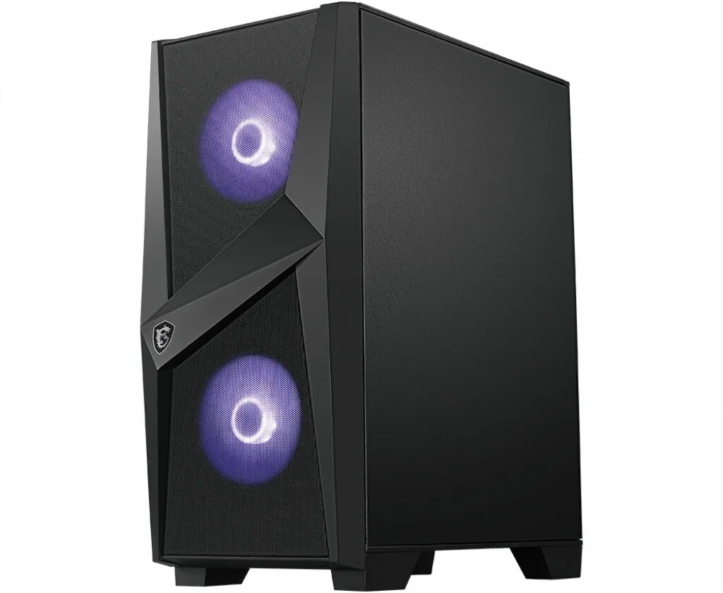 MSI MAG Forge 100M Midi Tower Schwarz, Transparent – Bild 3