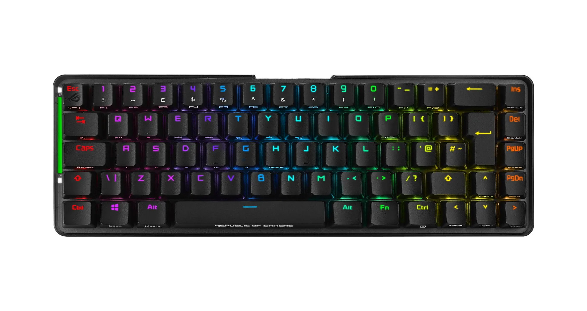 ASUS ROG Falchion Tastatur Gaming RF kabellos + USB QWERTZ Deutsch Schwarz – Bild 6