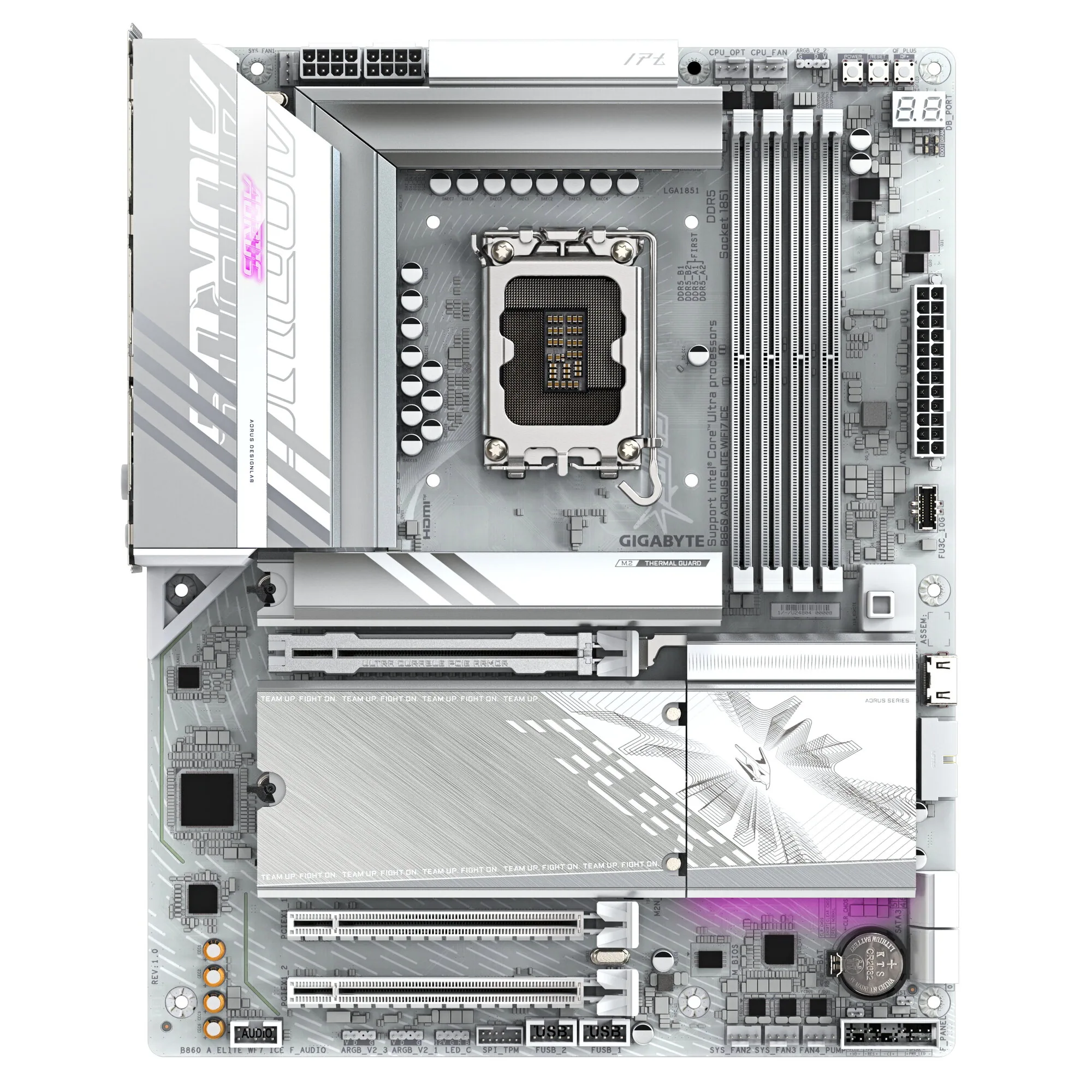 GIGABYTE B860 AORUS ELITE WIFI7 ICE Mainboard – Bild 2