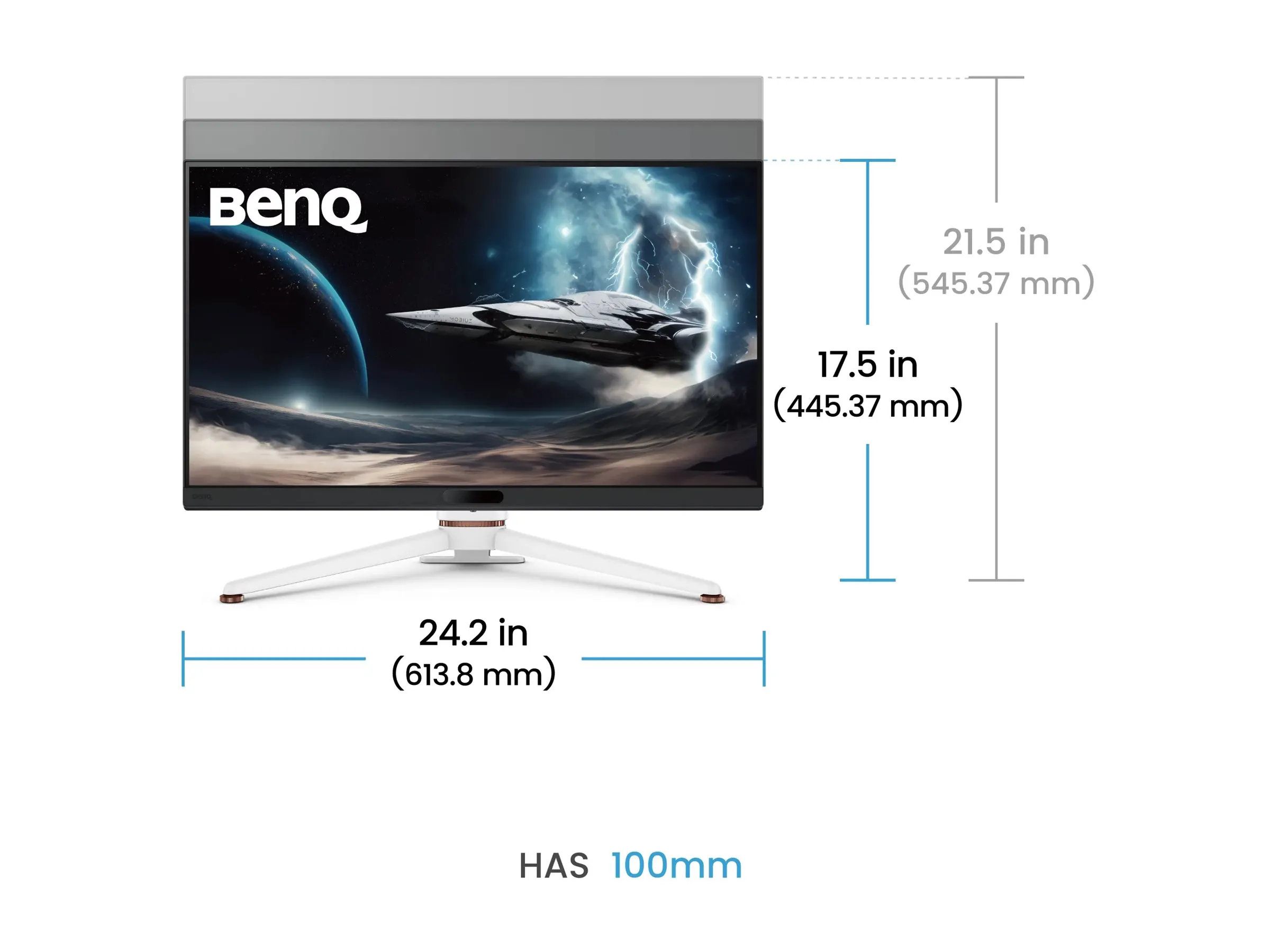 BenQ 68,6cm MOBIUZ EX271Q  16:9 HDMI/USB-C/DP wh. 180Hz  QHD