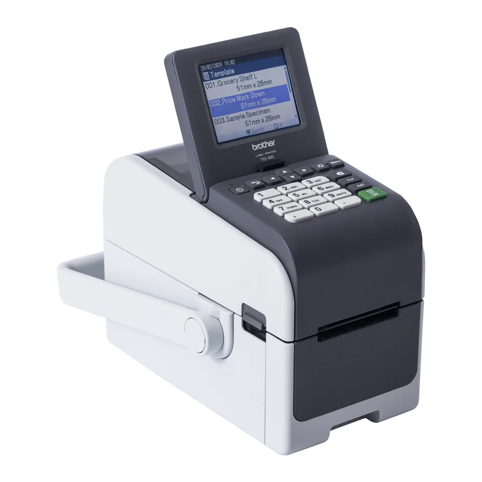 Brother TD-2350DSAH300 Etikettendrucker Thermodirekt 300 x 300 DPI 152 mm/sek Verkabelt & Kabellos Ethernet/LAN WLAN Bluetooth – Bild 5