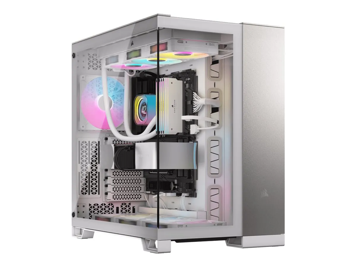 Corsair Geh Midi 6500X (Tempered Glass) White/Satin Grey
