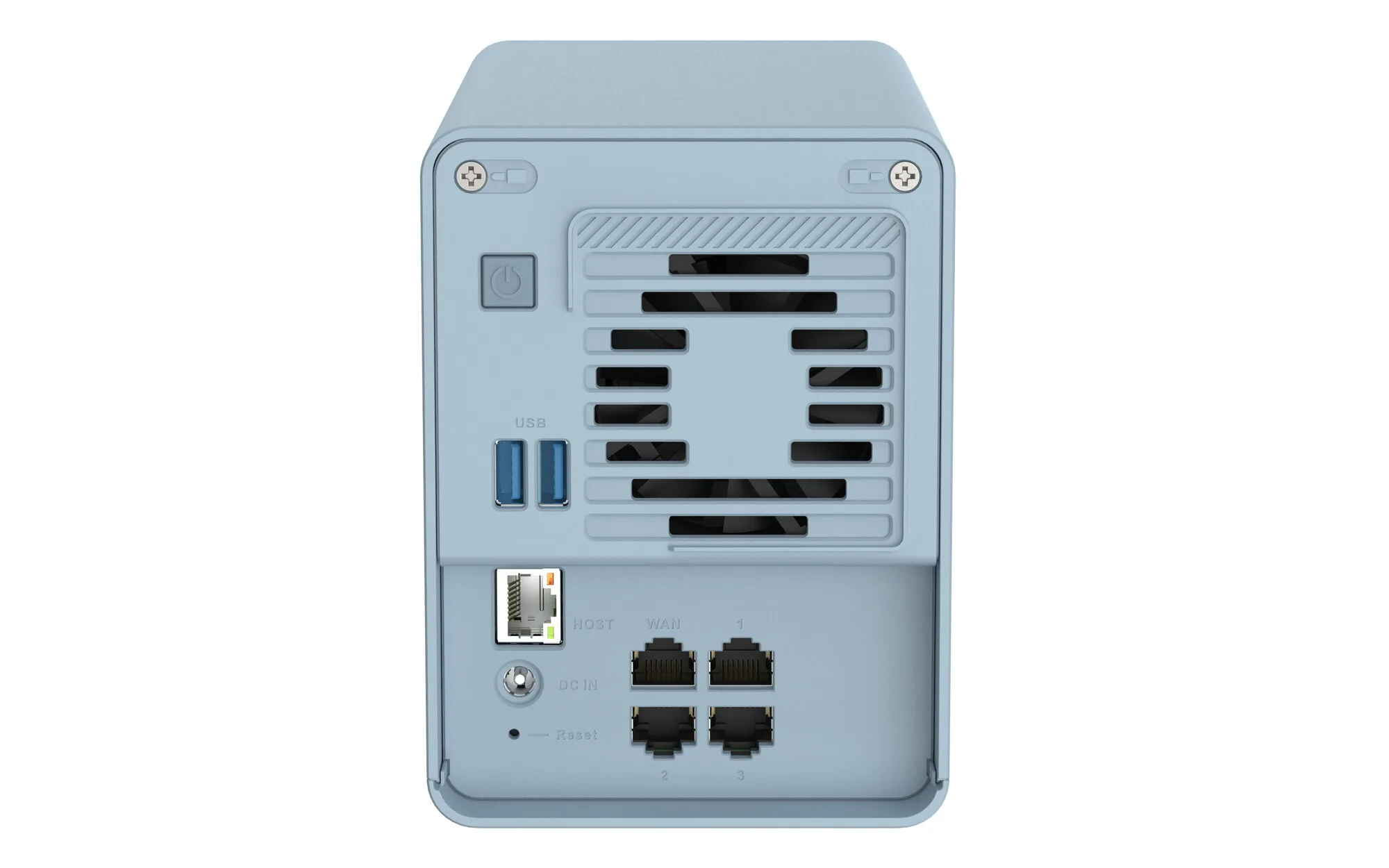 QNAP QMiroPlus-201W NAS Desktop Intel® Celeron® J4125 4 GB DDR4 0 TB QNAP Turbo System Blau – Bild 4