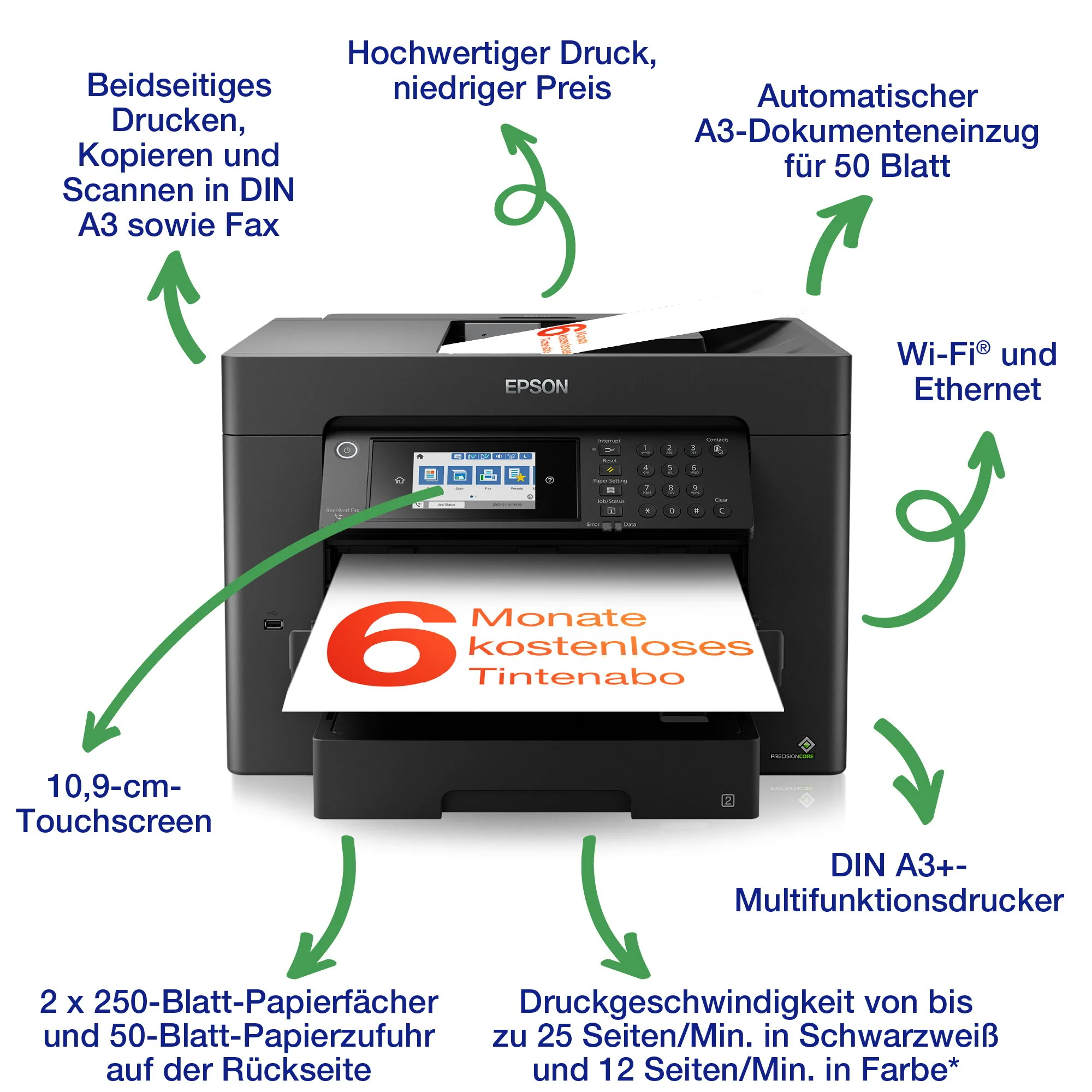 Epson WorkForce Pro WorkForce WF-7840DTWF – Bild 2