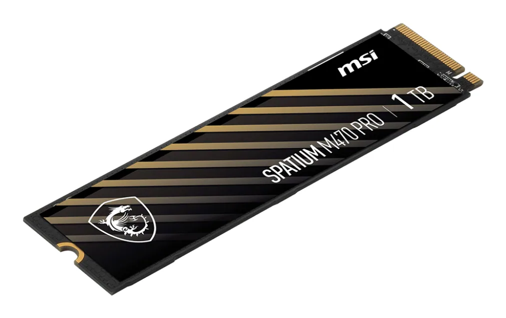 MSI Spatium M470 PRO PCIe 4.0 NVMe M.2 1TB PCI Express 4.0 3D NAND – Bild 1