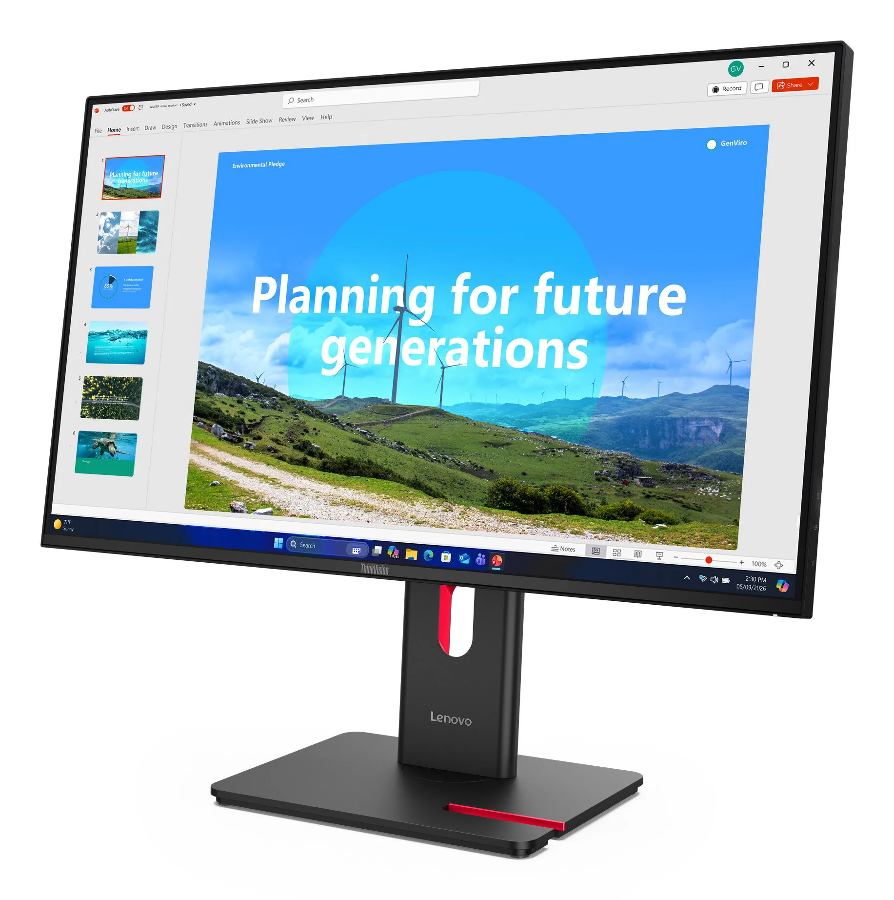 Lenovo ThinkVision T27D-40 Monitor – Bild 3