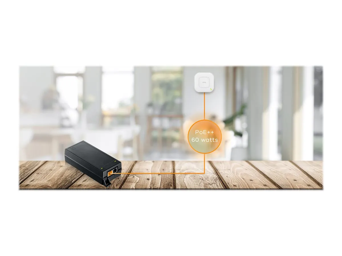 Zyxel PoE Injektor POE12-60W MultiGig 1/2,5Gb Single Port