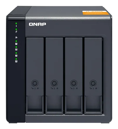 QNAP TL-D400S Speicherlaufwerksgehäuse HDD / SSD-Gehäuse Schwarz, Grau 2.5/3.5" – Bild 3