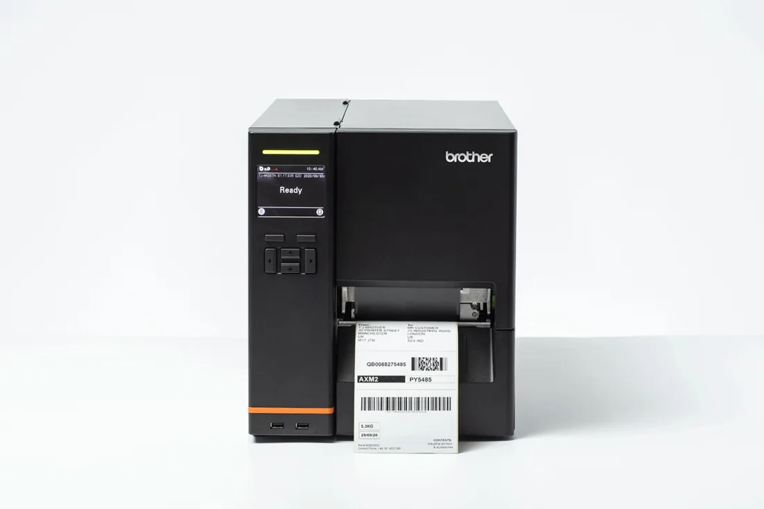 Brother TJ-4420TN Etikettendrucker Thermische Leitung 203 x 203 DPI Kabelgebunden Ethernet/LAN – Bild 1