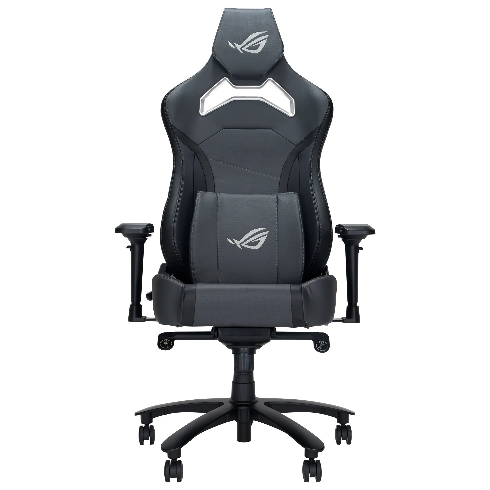 ASUS ROG CHARIOT X CORE Universal-Gamingstuhl Gepolsterter Sitz Schwarz, Grau – Bild 1