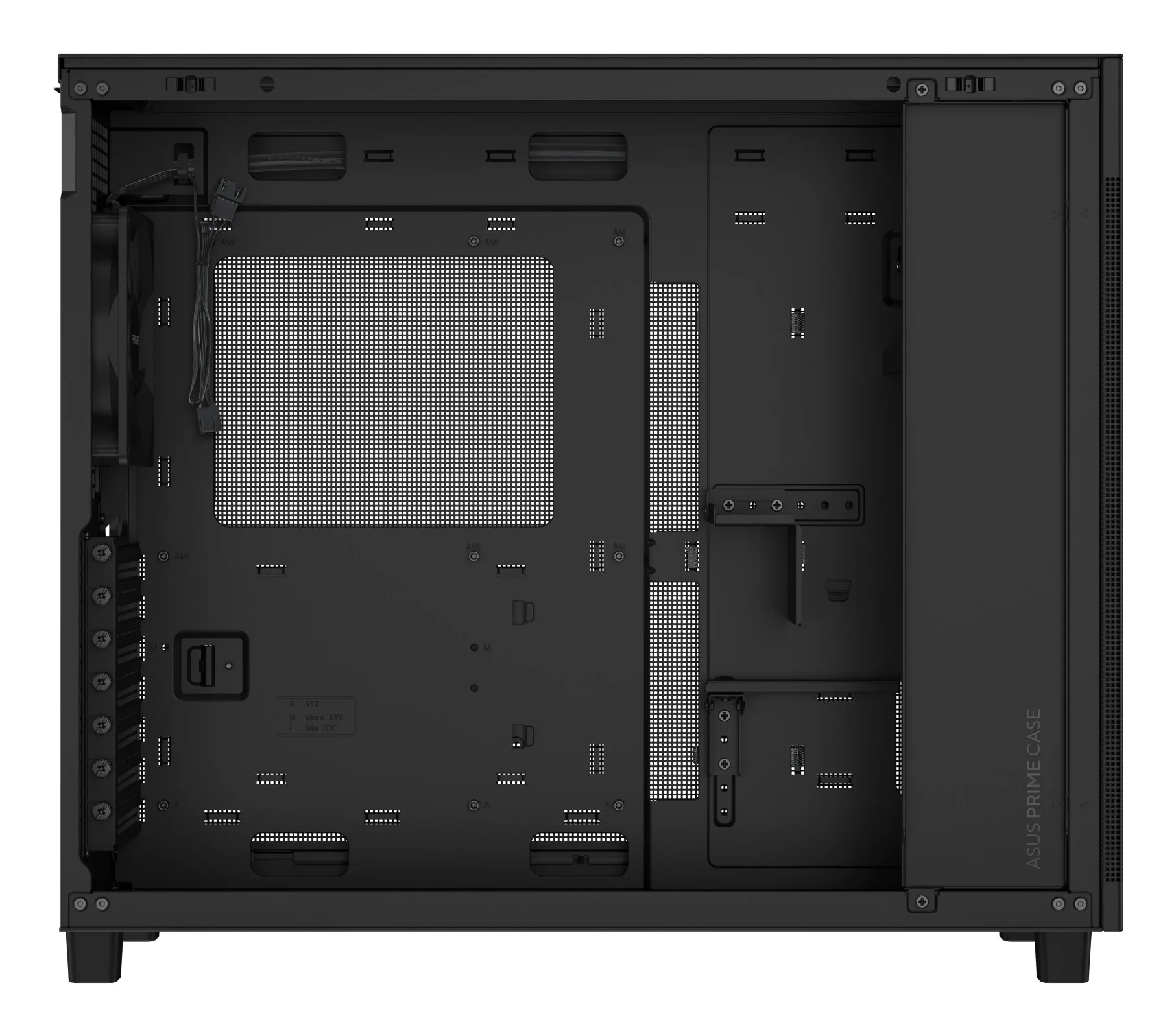 ASUS Prime AP303 Mesh Midi Tower Schwarz – Bild 6
