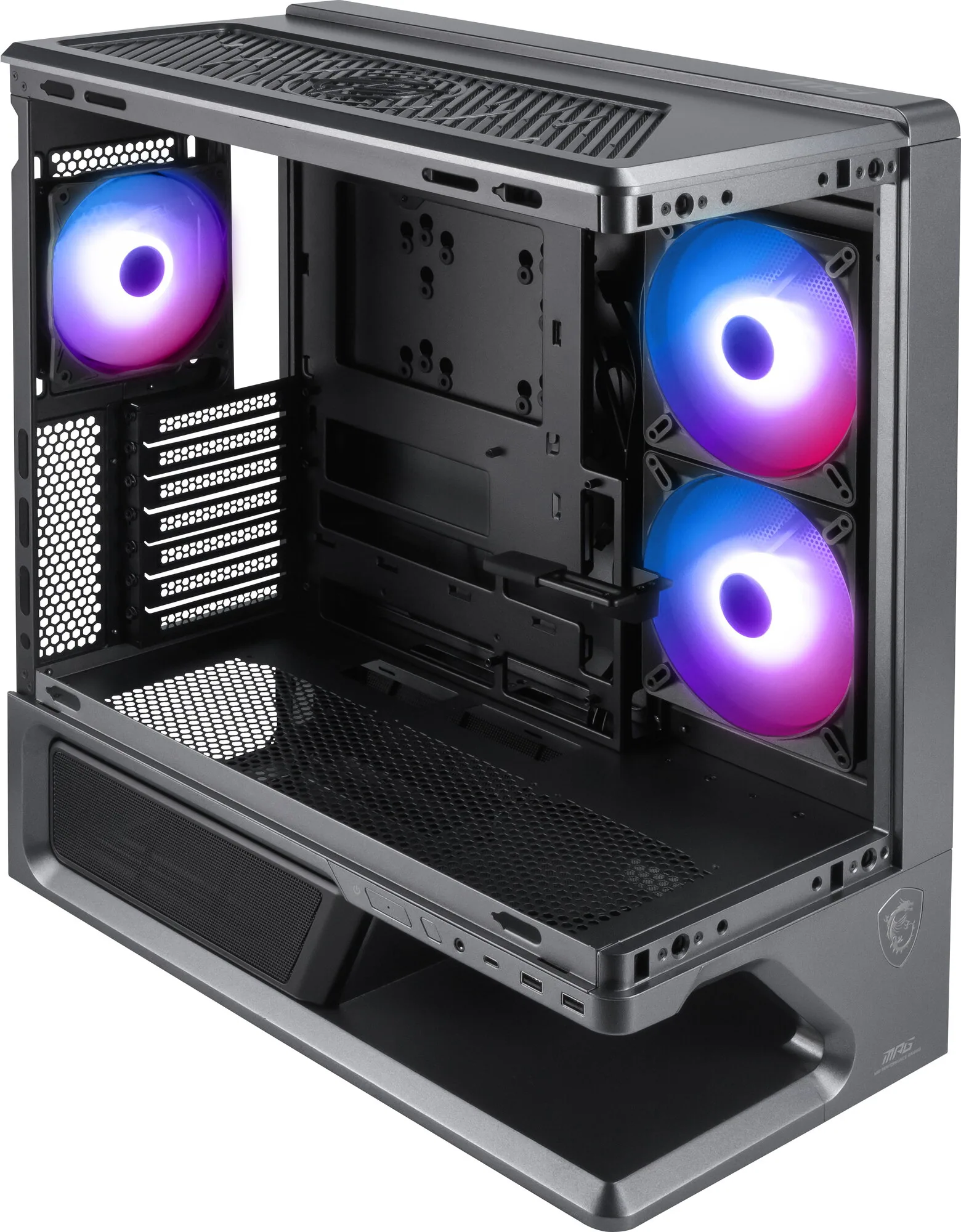 MSI MPG VIXTA 300R PZ Computer-Gehäuse Midi Tower Schwarz – Bild 2