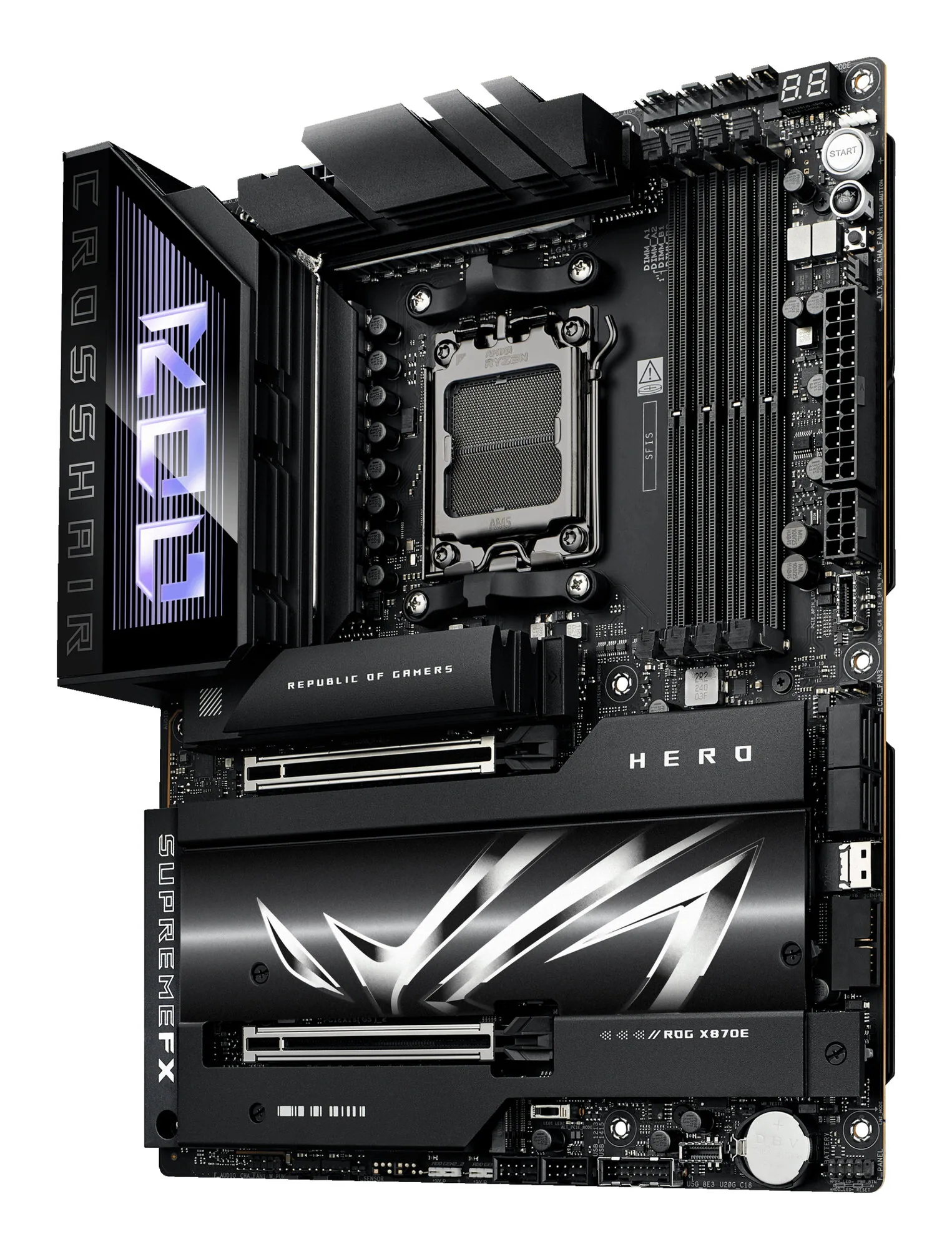 ASUS ROG CROSSHAIR X870E HERO AMD X870E Sockel AM5 ATX – Bild 5