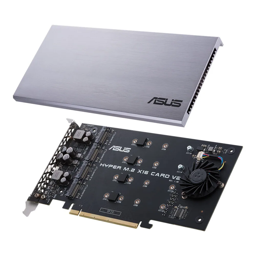 ASUS HYPER M.2 X16 CARD V2 Schnittstellenkarte/Adapter Eingebaut – Bild 1