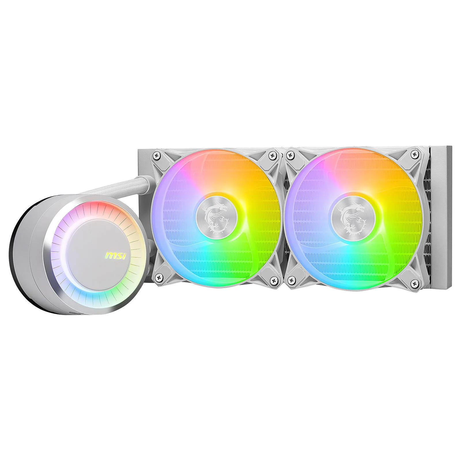 MSI MAG Coreliquid E240 WHITE Hauptplatine, Prozessor All-in-One-Flüssigkeitskühler 12 cm Weiß – Bild 3