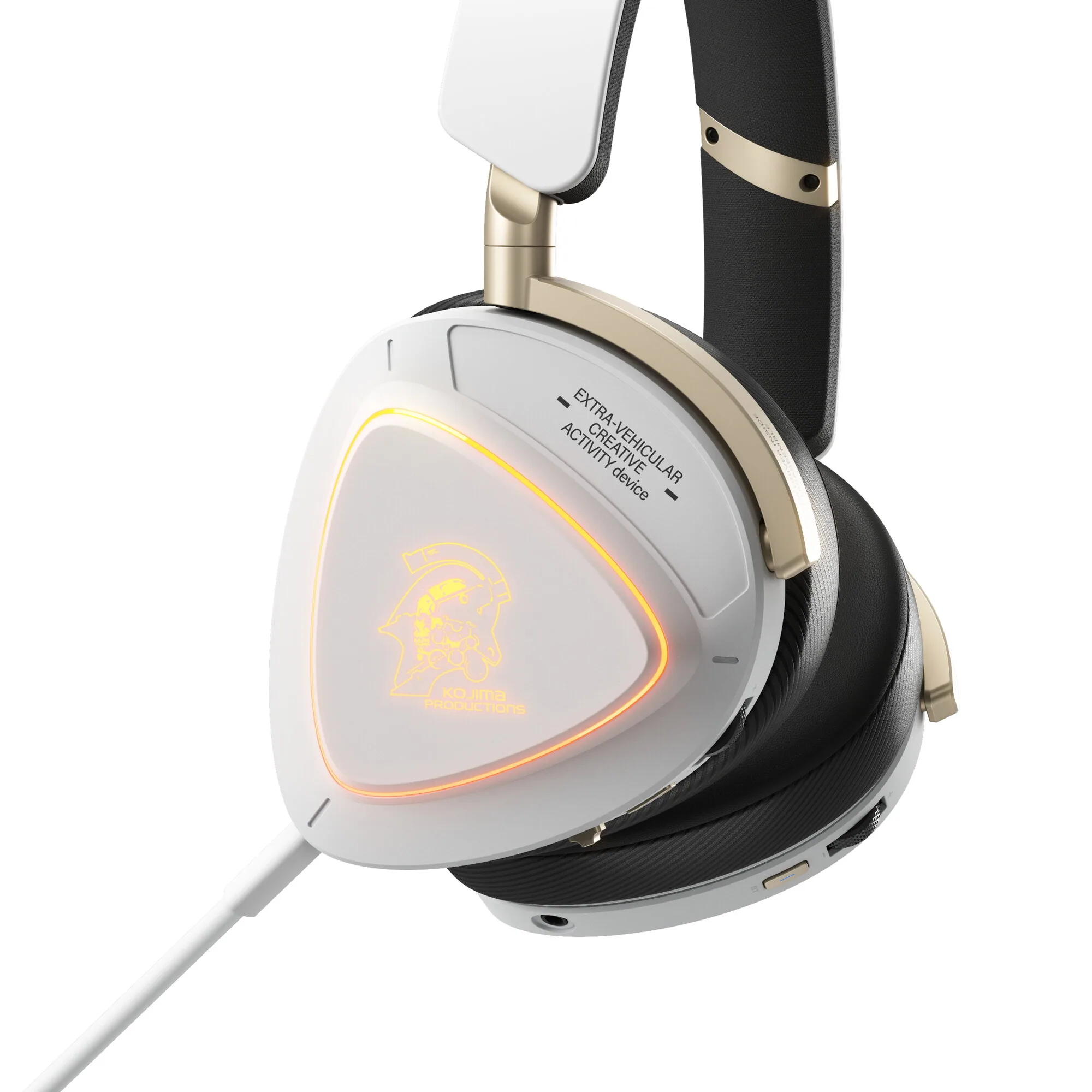 ASUS ROG Delta II-KJP Kopfhörer Verkabelt & Kabellos Kopfband Gaming Bluetooth Schwarz, Weiß – Bild 3
