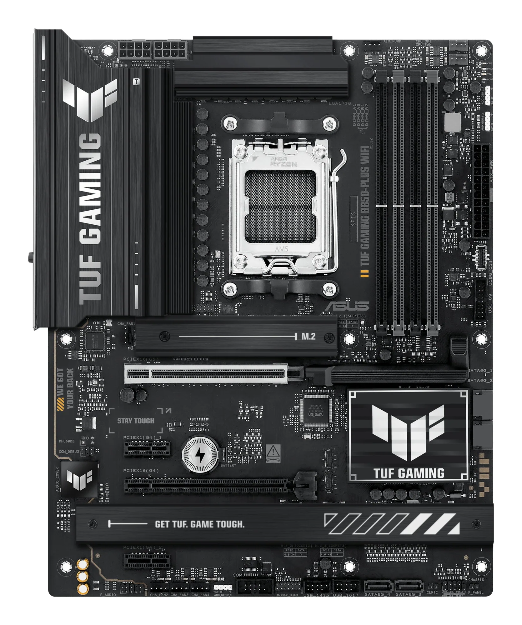ASUS TUF GAMING B850-PLUS WIFI AMD B850 Sockel AM5 ATX – Bild 4