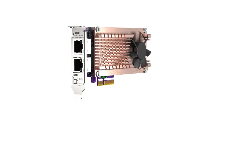 QNAP QM2-2P2G2T Netzwerkkarte Eingebaut Ethernet 2500 Mbit/s – Bild 3