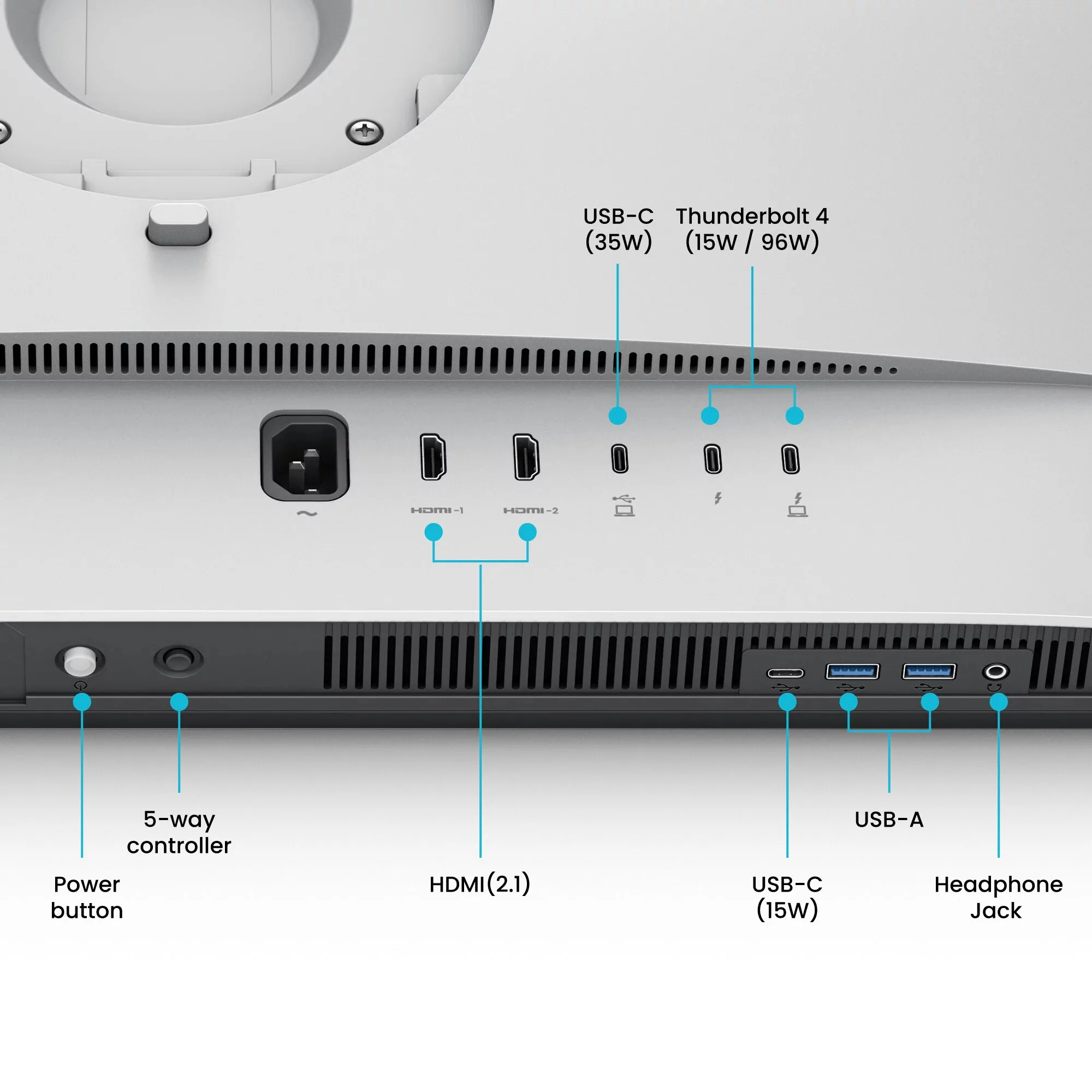 BenQ MA320UG Computerbildschirm 80 cm (31.5") 3840 x 2160 Pixel 4K Ultra HD Weiß – Bild 3