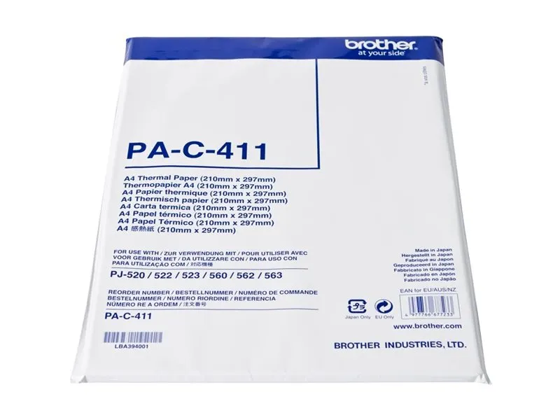 Brother Thermopapier A4 (100 Blatt) für PJ-600/700/800