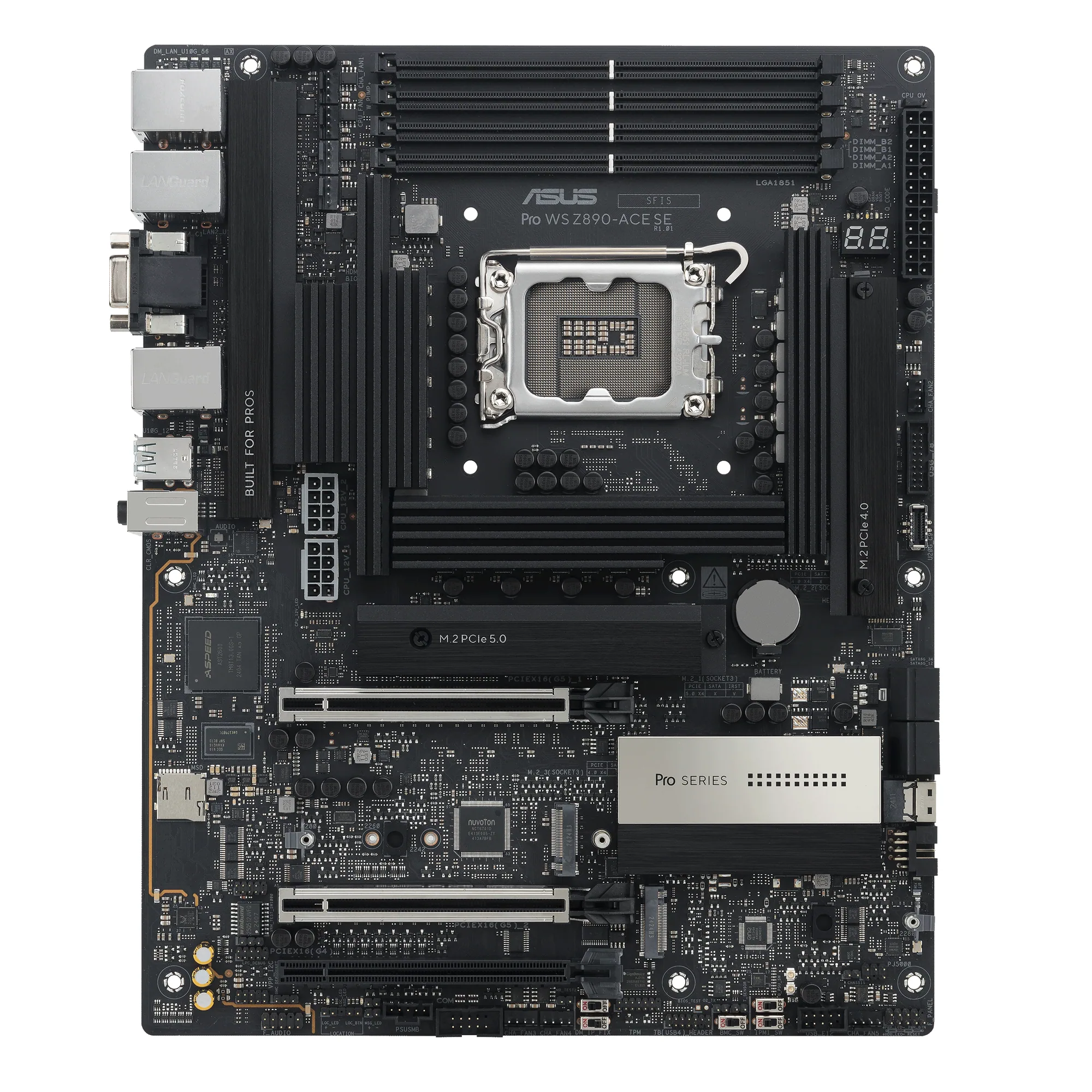 ASUS PRO WS Z890-ACE SE Intel Z890 LGA 1851 (Socket V1) ATX – Bild 2