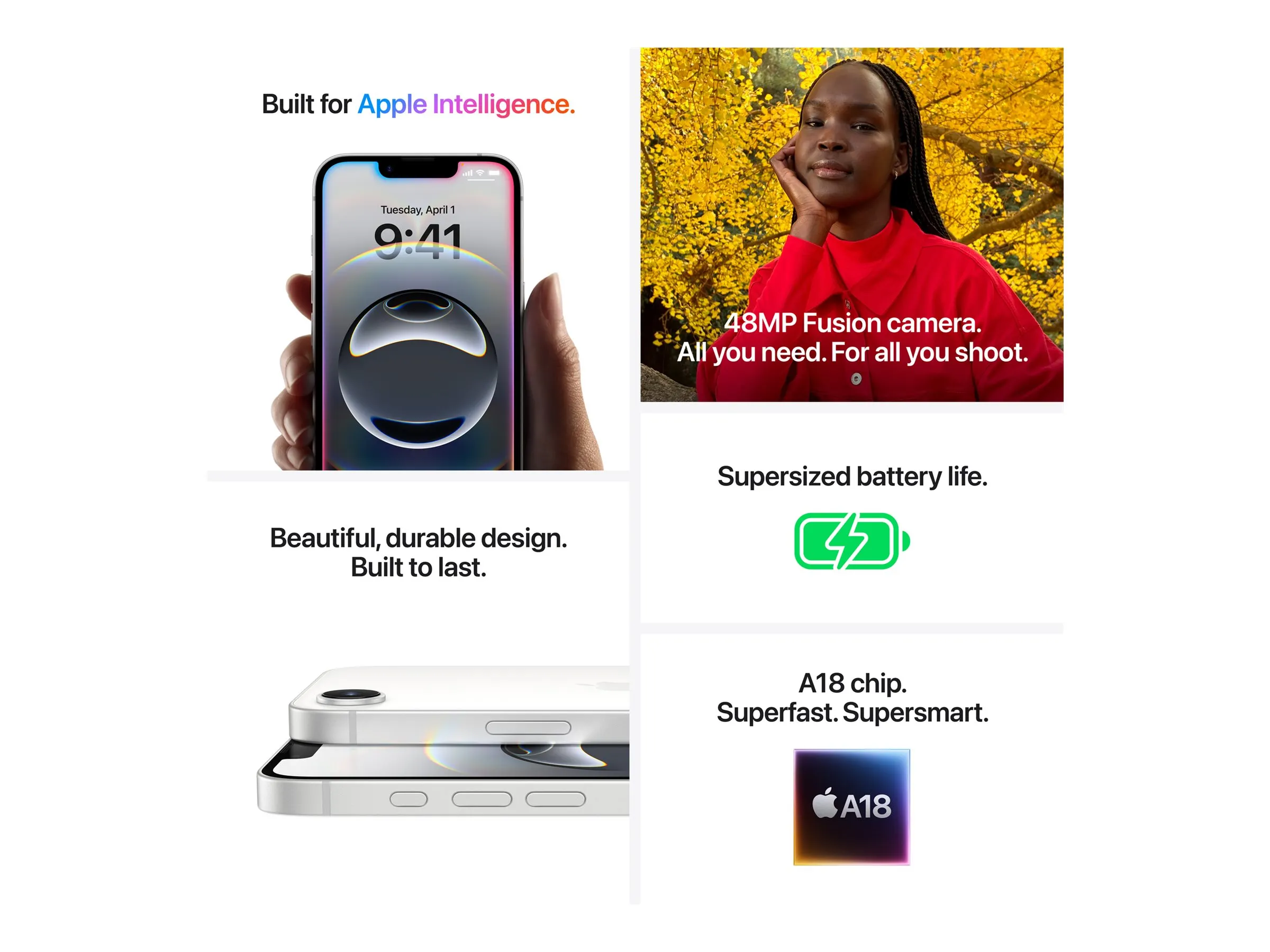 Apple iPhone 16e 256GB Black 6.1" iOS